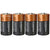 Duracell D Battery (4-pack)